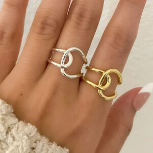 925 Sterling Silver Minimalist Ring Twist Ring Everyday Boho Ring Stackable Ring